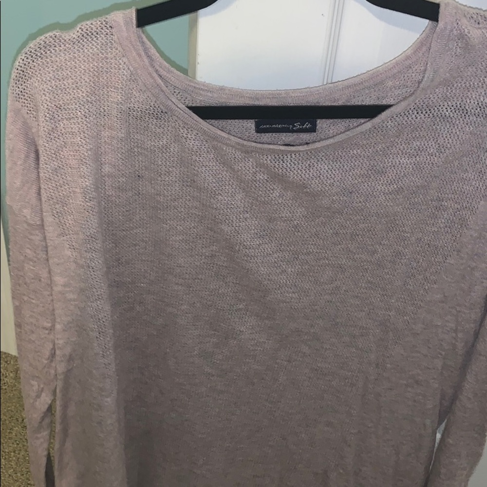 Purple American Eagle Sweater Pullover